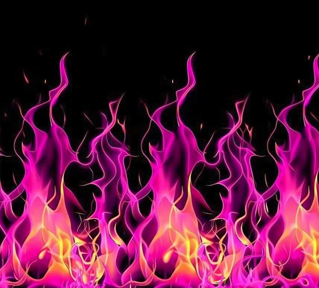 foto de fuego con fondo negro